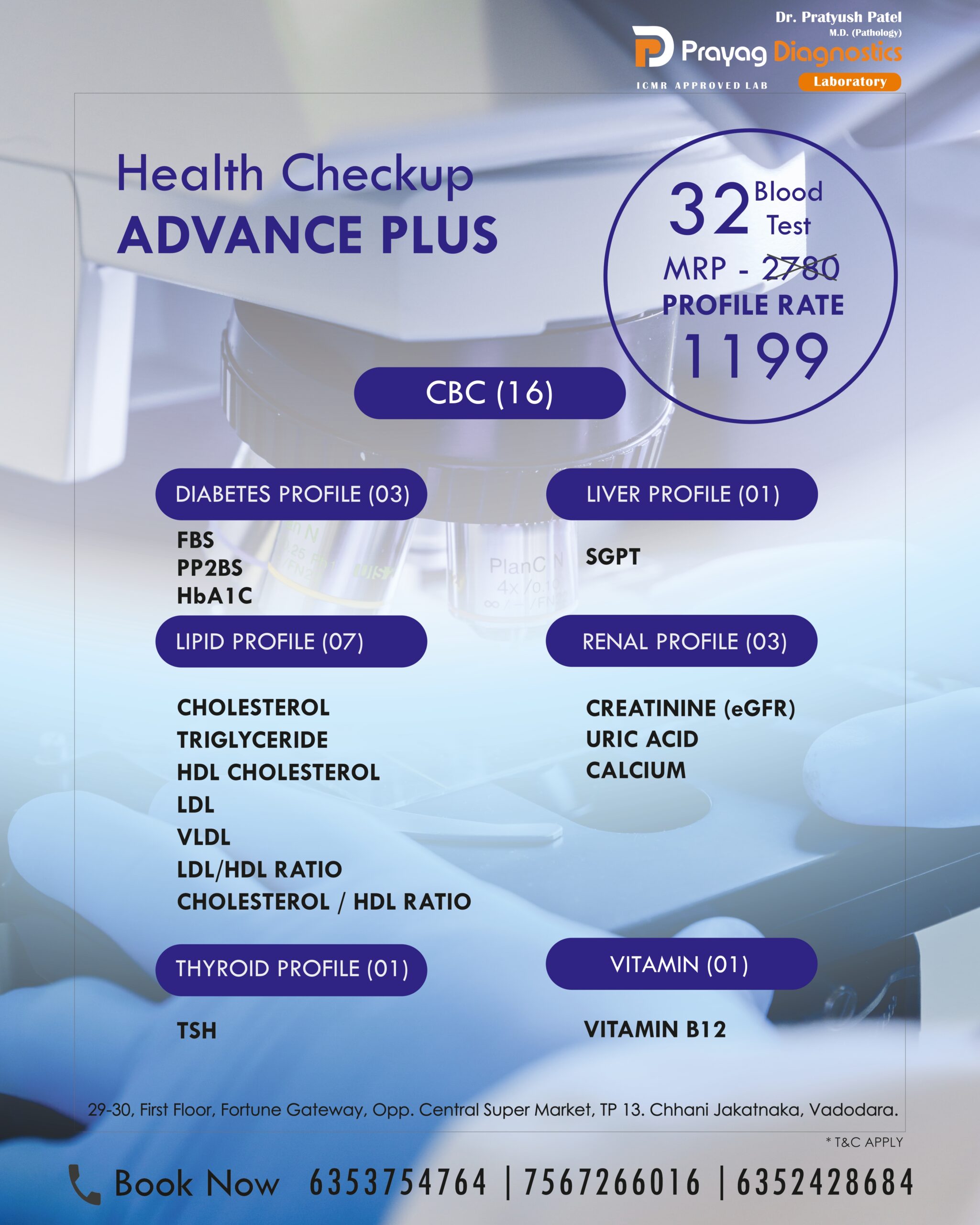 Advance Plus Checkup Prayag Diagnostics Laboratory