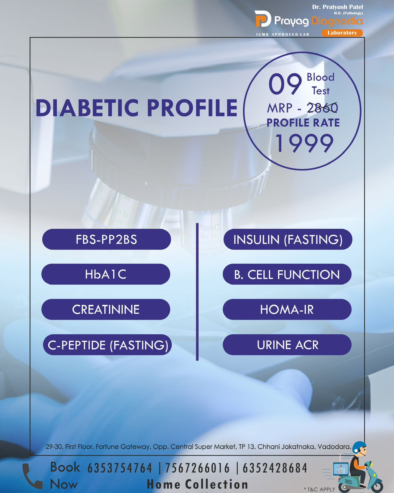 Diabetic Profile Prayag Diagnostics Laboratory
