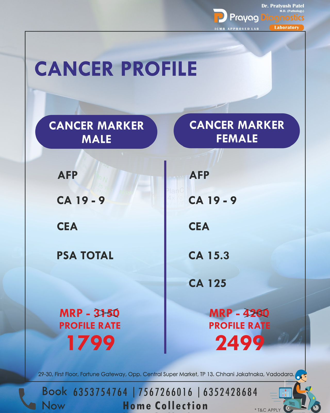 Cancer Profile Prayag Diagnostics Laboratory
